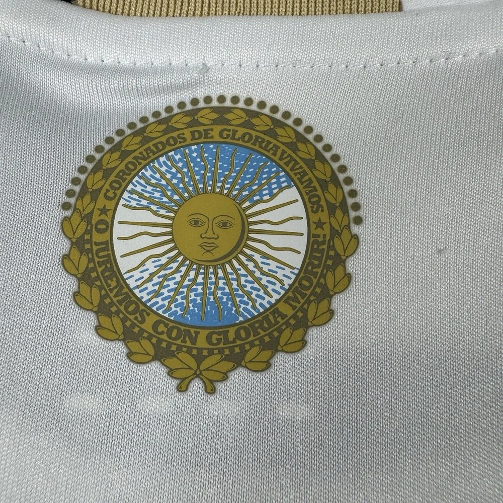 Adidas AFA Argentina National Team Formotion Soccer Jersey White Mens Small NWT